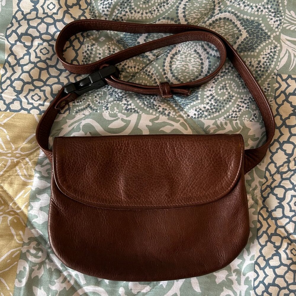 Dry Creek Leather - Brown Leather Belt Bag